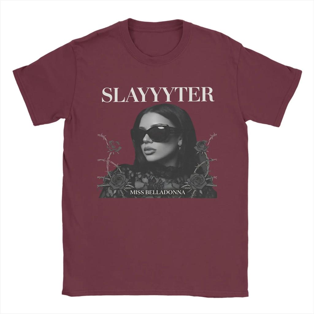 Slayyyter American Singer T Shirt Hipster T Shirts Short Sleeves Awesome Tshirt Beach 100 Cotton Plus Size Clothes