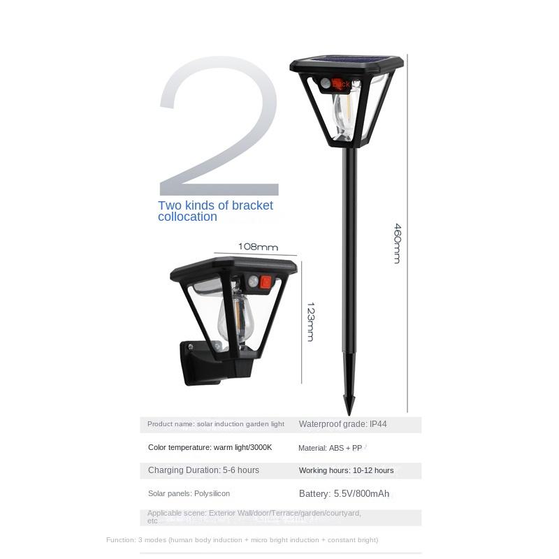 Солнечное освещение Уличные садовые светильники Настенные бра