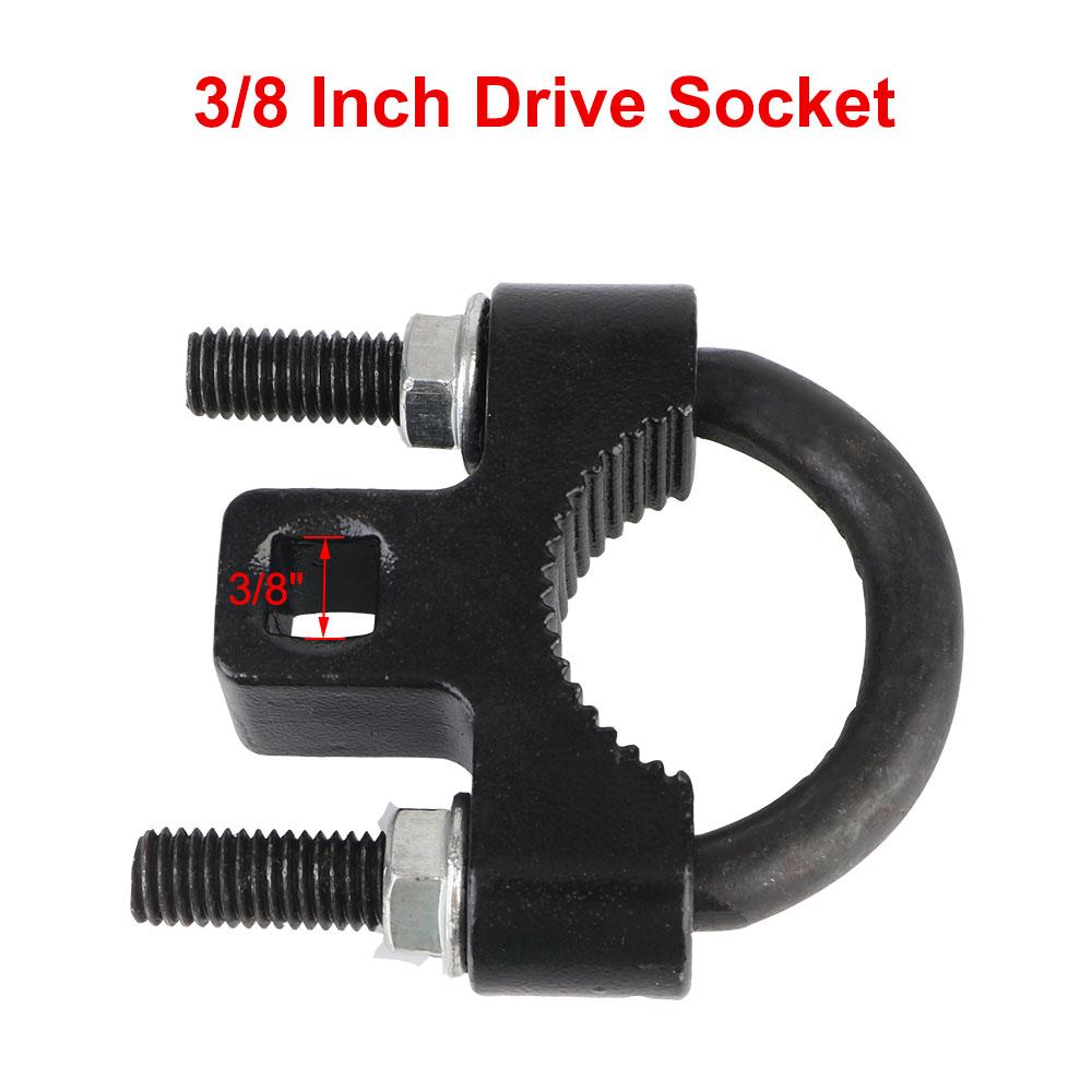 3/8-дюймовый адаптер привода U-образный инструмент для ремонта внутренней рулевой тяги, регулируемый 30-33 мм набор инструментов для снятия коромысла шасси автомобиля