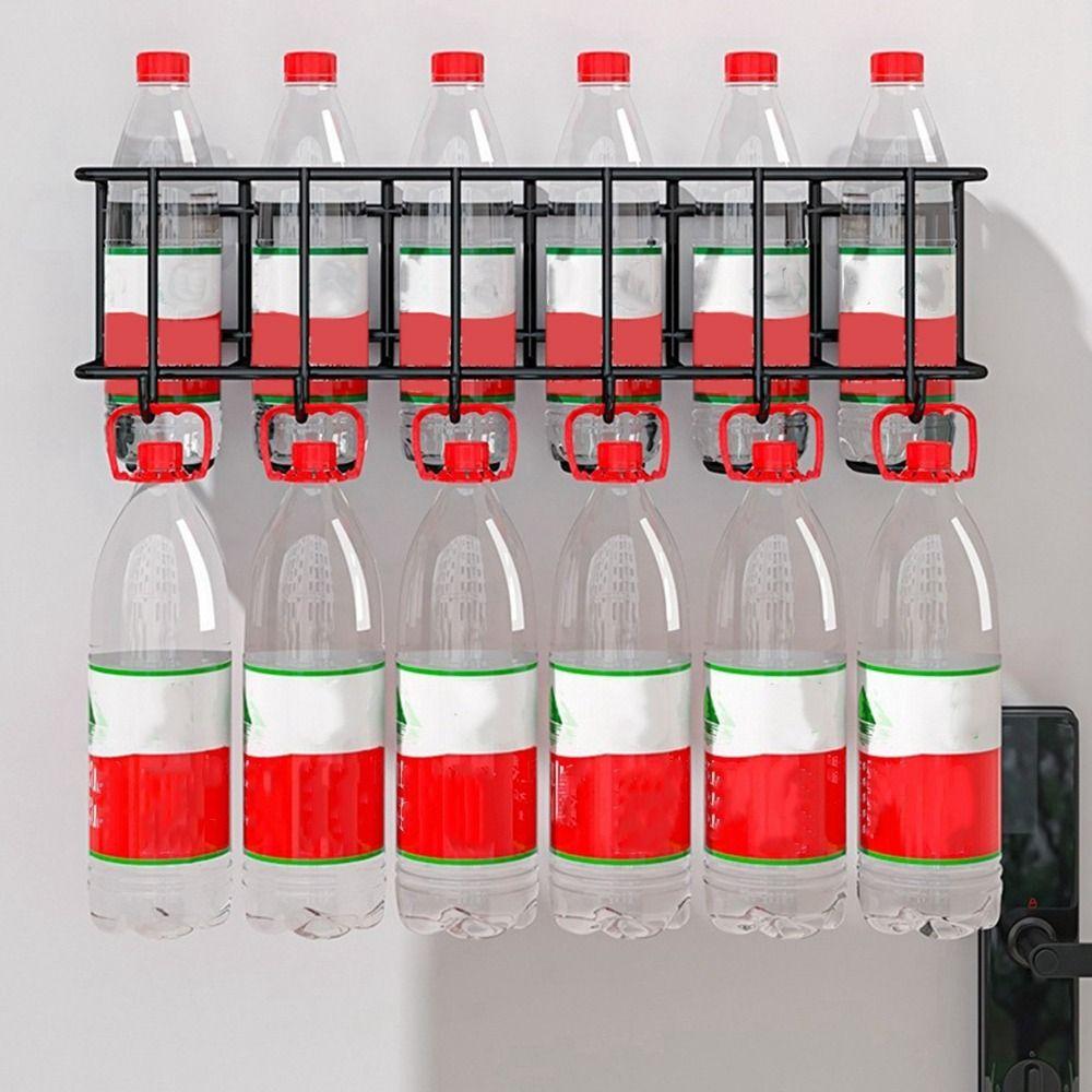 4/6 Grids Umbrella Storage Rack Metal Umbrella Holder Practical Bag Key Storage Holder Bathroom