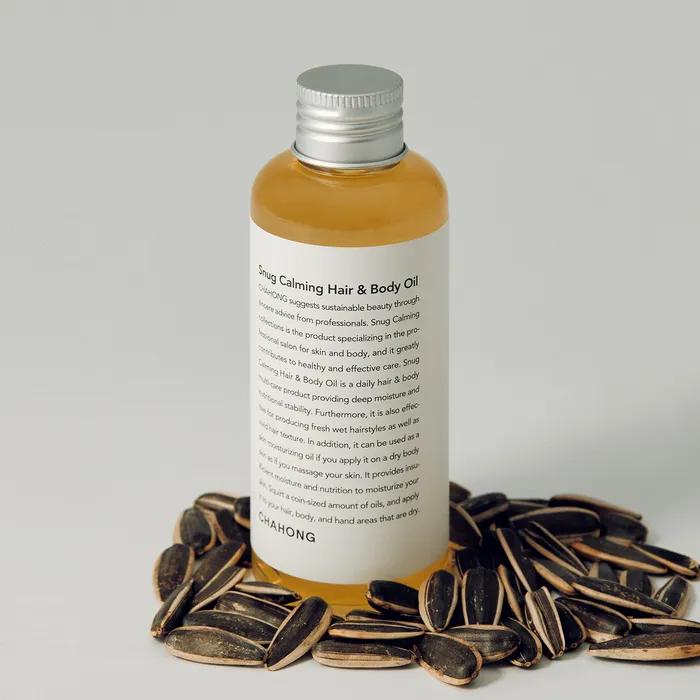 (Slick, Shiny Texture) Snug Calming Hair and Body Oil 150 ml