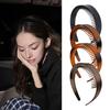 Ободок для волос Extra Wide Thick Headband с нескользящими зубьями в винтажном стиле, прочно держащийся, офисный аксессуар для волос
