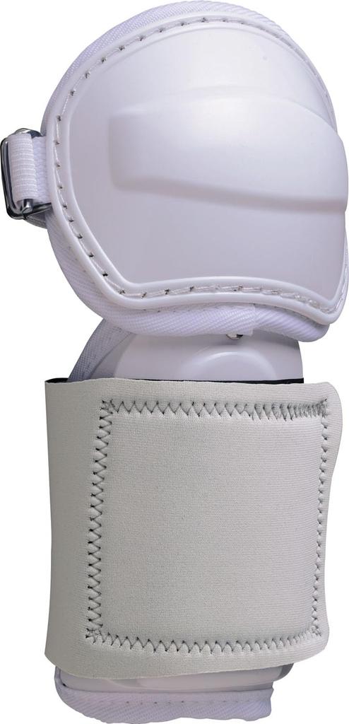 ZETT Baseball Elbow White B Made in BLL32 Protector, Batter's Guard, Ambidextrous, (1100B), Japan,