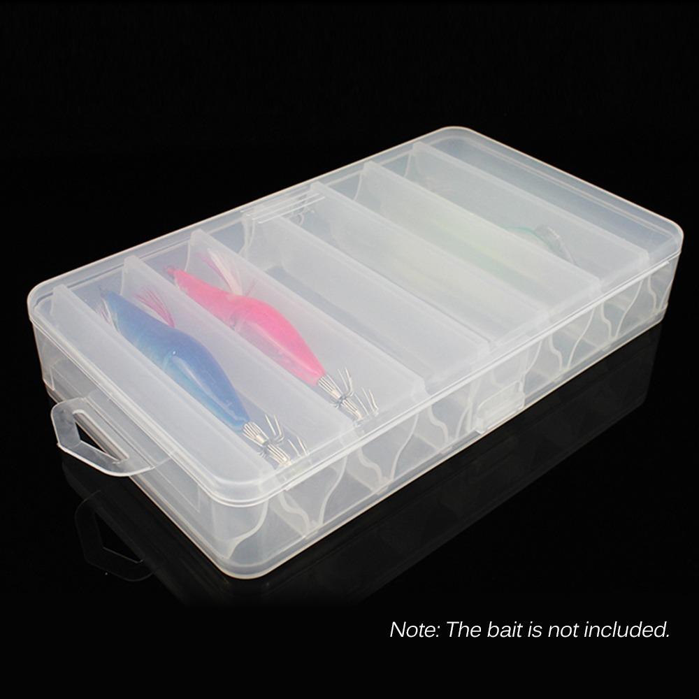 2PCS 14 Compartments Fishing Tackle Box Double Sided Fishing Bait Box  for Outdoor Fishing
