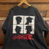Virtual Character Gorillaz Street Urchin Street Fighter T-Shirt Loose Harajuku Men's and Women's Versatile Half-Sleeve Top