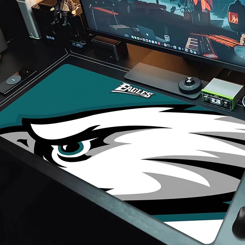 Philadelphia Eagles Mouse Pad Large Gaming Table Cushion Nonslip Laptop Tablet Big Mousepad Xxl Mat Mini Pc Playmat With Lock Edge