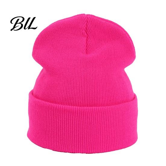 Casual Autumn Winter Headwear Unisex Solid Color Knit Beanies, Classic Slouchy Skull Cap for Winter, Warm Head Protection Gear Men Women, Soft Thermal