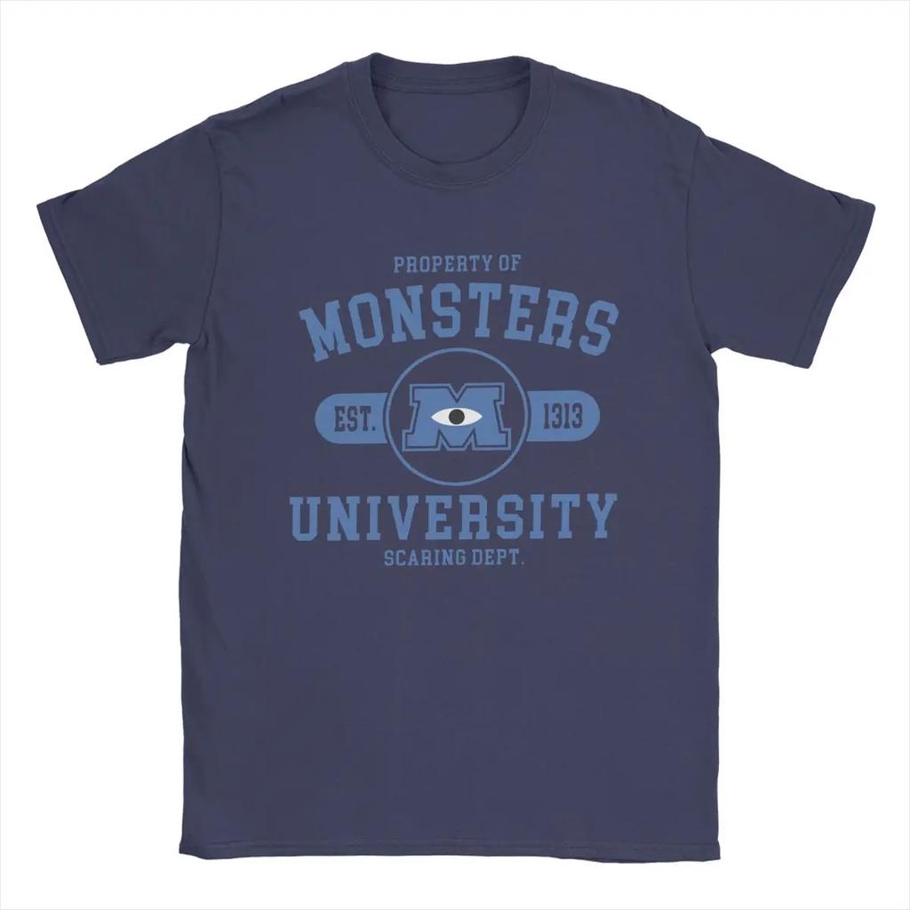 Monsters University Student Monsters Inc. T Shirt 100% Cotton Clothing Unique Round Neck Tee Shirt 4XL T-Shirts Unisex