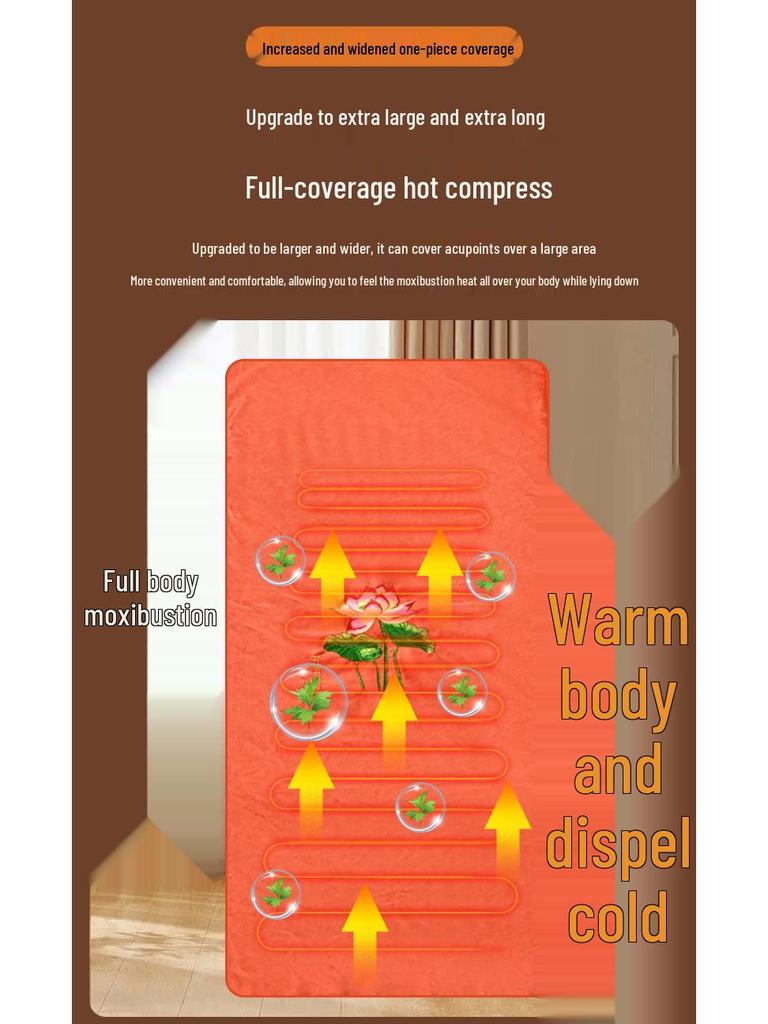 Электрическое одеяло-матрас с полынью - Высококачественный коврик для моксотерапии всего тела для физиотерапии и горячего компресса