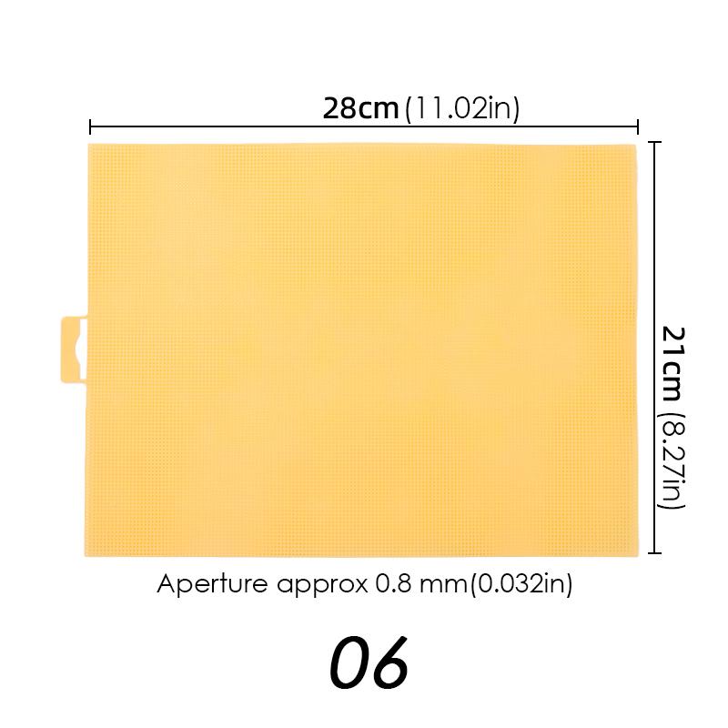 1 шт. 3D вышивка крестом ткань Ct пластиковая сетка кусок ручная основа ткань DIY шитье вышивка лист тканые поделки
