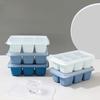 Silicone Ice Cube Tray Mold 6-compartment Ice Box Self-made Quick-freezing Machine Ice Cube Mold with Lid