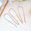 Small Fresh Fashion Girl Zinc Zinc Alloy For Women U Shape Pearl Hairpin Hair Stick Hair Accessories