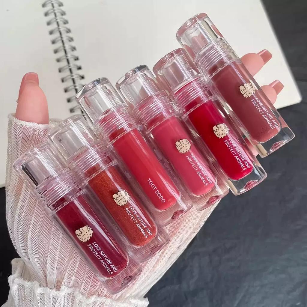 Yingtu Big Brand~ Mirror Lip Glaze, Watery Lip Gloss, Lipstick, Lip Color, Authentic Official Flagship Store, Non-Fading, Non-Stick Cup