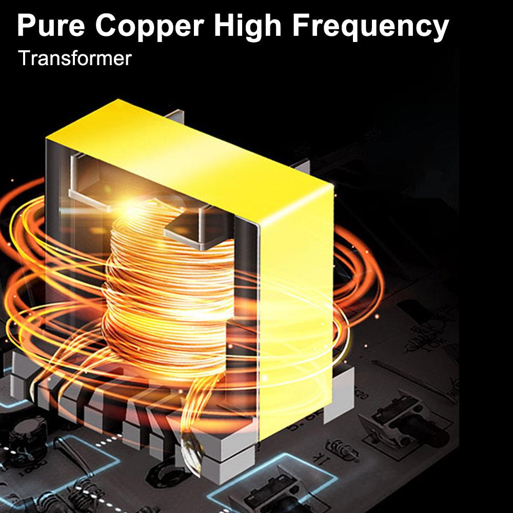 Ремонт импульсов высокой мощности для литий-свинцово-кислотных аккумуляторов, интеллектуальное зарядное устройство для автомобильных аккумуляторов с входом 110 В-250 В, мощностью 600 Вт и вилкой ЕС 12 В/24 В
