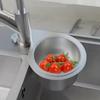 Stainless Steel Swan Shape Sink Drain Basket Dry Wet Separation Sink Drain Filter  Kitchen