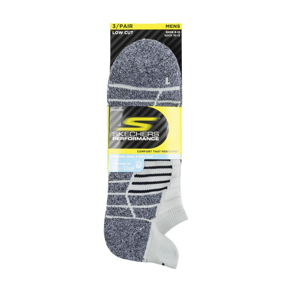 Skechers Mens Low Cut Socks (Pack of 3)