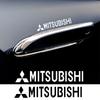 4pcs PVC Car Body Sticker Decal Auto Accessories For Mitsubishi Space Star Eclipse Cross ASX Xl Lancer 9 Xpander Ralliart Colt