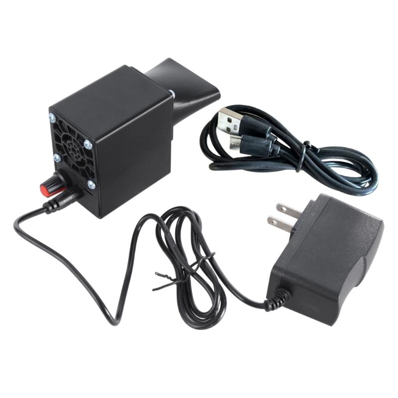 Вентилятор для барбекю 12 В с вилками переменного тока 100 В 240 В, регулятор скорости для дровяной печи, мехи для розжига угля