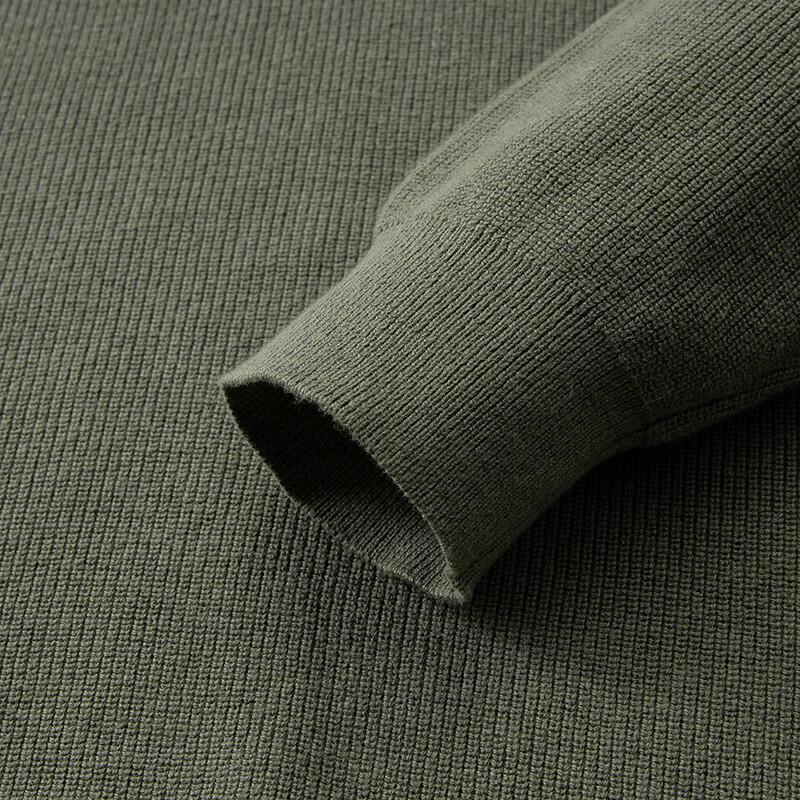 Dibinze Мужской пуловер большого размера из хлопка и кашемира с круглым вырезом