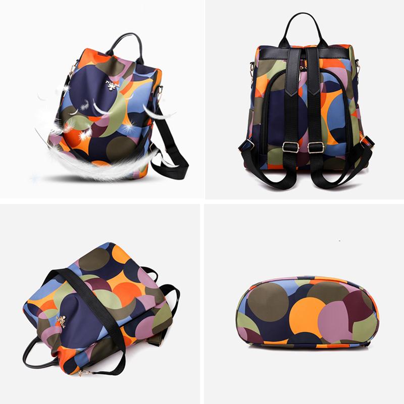 Противоугонный модный рюкзак для женщин, повседневные водонепроницаемые школьные сумки для девочек-подростков, многофункциональная сумка через плечо, дорожный рюкзак