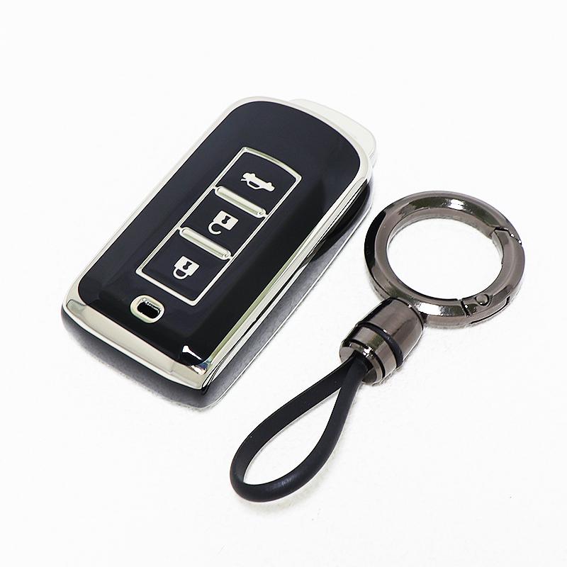 Автоматический Бесключевой ТПУ Для Mitsubishi Eclipse Cross Montero Lancer Mirage Xpander Outlander Asx Pajero Чехол-футляр для автомобильного ключа