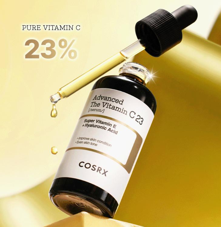 COSRX Сыворотка с витамином С 23% 20 г, высокоэффективная сыворотка для осветления и ухода за пигментными пятнами