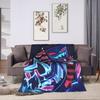 Vox Alastor Hazbin Hotels Blanket  Super Soft Graphic Plush Throw Blanket For Girls Boys Living Room Flannel Bedspread Bed Cover