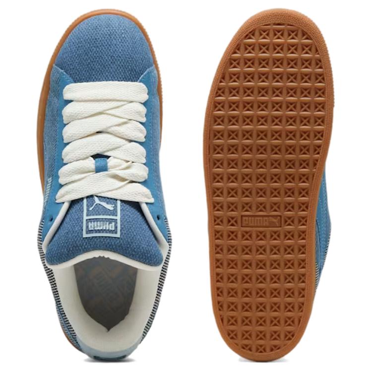 Puma Suede XL Denim Unisex Sneakers Blue Blue-Horizon Grey-Skies 398397-01