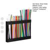 Acrylic Straw Holder with Double Sided Adhesive Tapes Transparent Reusable Tumbler Straw Organizer Storage Container
