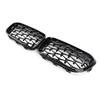 Areyourshop Meteor Black Front Kidney Grille For BMW 2015-2017 1 Series F20/F21