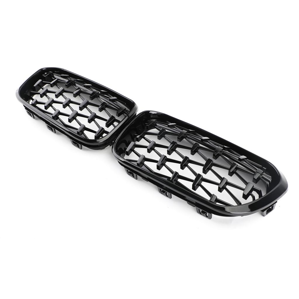 Areyourshop Meteor Black Front Kidney Grille For BMW 2015-2017 1 Series F20/F21