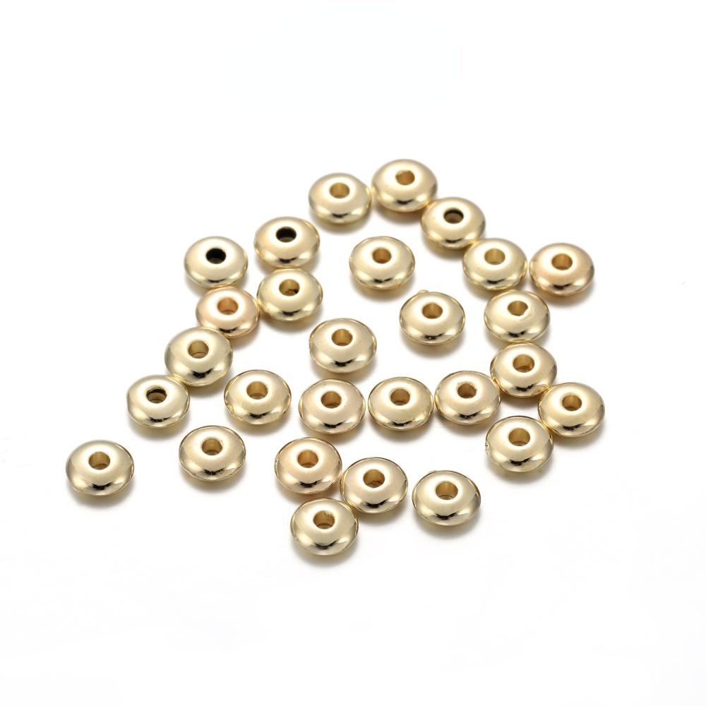 200-400 шт./лот 5/6 мм CCB очаровательные бусины-разделители, бусины-колеса, плоские круглые свободные бусины для DIY, принадлежности для изготовления ювелирных изделий, аксессуары