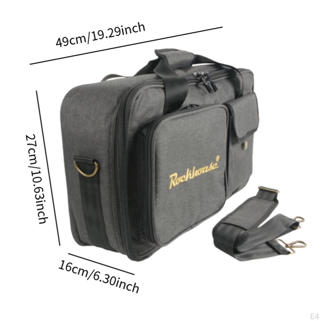 Эффект Педальборд Сумка Carry Handbag Studio с плечевым ремнем, ручка для гитары