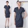 2025 High-End Summer Short Sleeve Suit OL Set for Professional Jewelry Store Sales & Office Wear