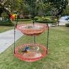 Flower Shaped Bird Bathtub Transparent Hummingbird Feeder Hanging Bird Feeder  Balcony