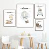 Скандинавский принт Исследуйте приключения Детская художественная картина Детский постер Украшение детской комнаты Картина Фреска Декор для детской комнаты матери и ребенка