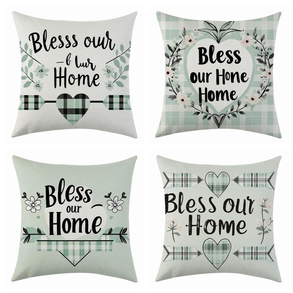 New Easter Series Linen Pillowcases, Festive Decorative Sofas and Car Cushion Covers