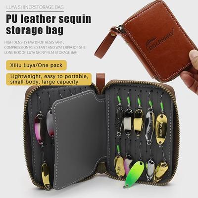 Сумка для рыболовных приманок Кошелек для блесен для форели Искусственная приманка Крэнкбейт Песка Рыболовные снасти Сумка для блесен