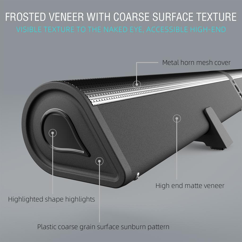 BS-56 TV Computer Desktop BT Stereo Detachable Wireless Soundbar Ultra-loud Stage Stereo Space
