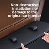Car Seat Back Trash Bag Leather Universal Auto Backseat Hanging Organizer Interior Accessories Anti Click Mat Short Protection