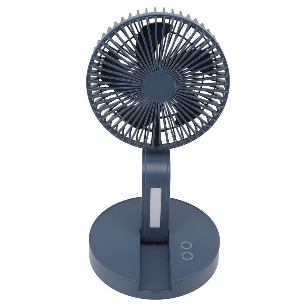 Desktop Folding Fan 3 Speeds USB Rechargeable Punch Free Electric Desktop Oscillating Fan for Home