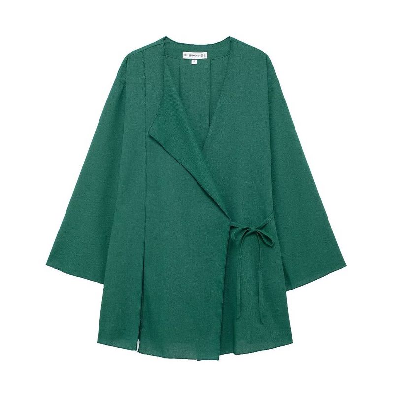 Kaslead New Arrival Women's Clothing Fashion Style Kimono Cross Outwear Casual Pants 6078572 5057572