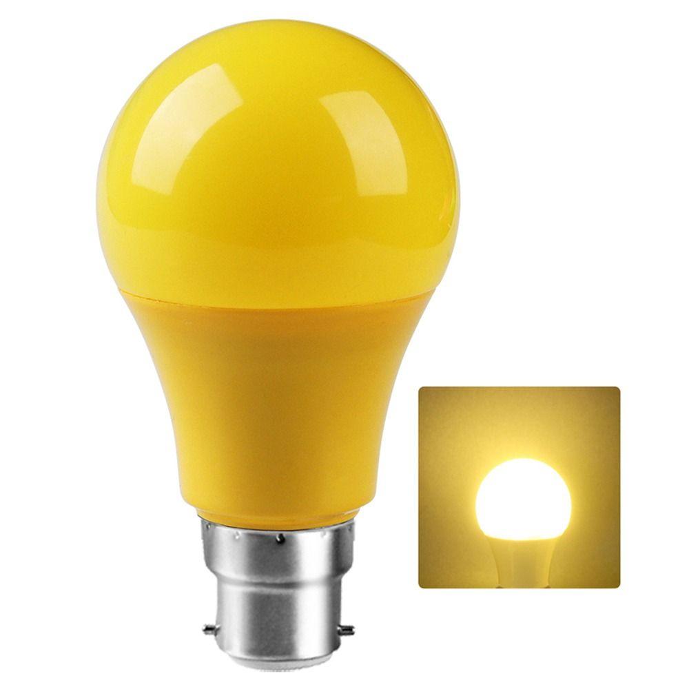 AC220V 110V Lamparas Фонарик A60 Лампа E27 B22 База Цветной Свет Светодиодная Лампа