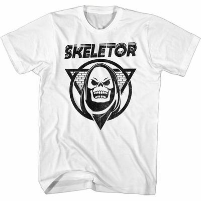 Мужская футболка Skeletor Snakes Белая Взрослая Masters of the Universe