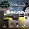Flashfish A101+TSP60 Portable Power Station  6 Output Ports 120W AC Output 98Wh/26400mAh Li-ion Battery Capacity