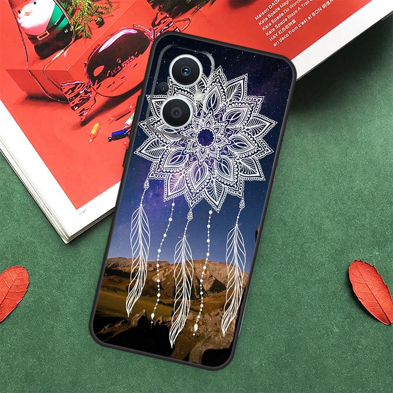 The Dream Catcher Mandala Cover For OPPO Reno 5Z 4Z 2Z 8T 4 5 6 8 7 Lite 10 Pro OPPO Find X6 Pro X2 X3 X5 Lite Case
