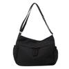 Large Capacity Women's Tote Bag Solid Color Shoulder Crossbody Bag Dumpling Bag