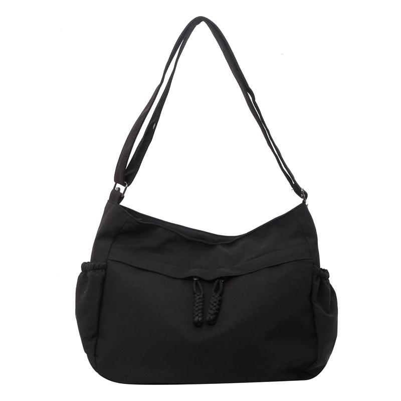 Large Capacity Women's Tote Bag Solid Color Shoulder Crossbody Bag Dumpling Bag