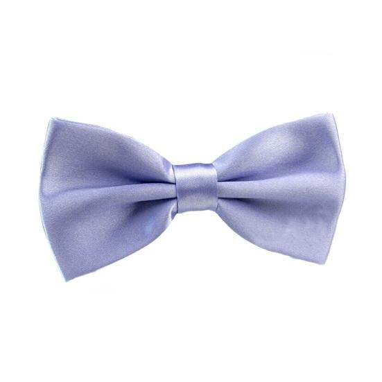 Men Bow Tie Detachable Design Adjustable Fit Solid Color Formal Bow Tie