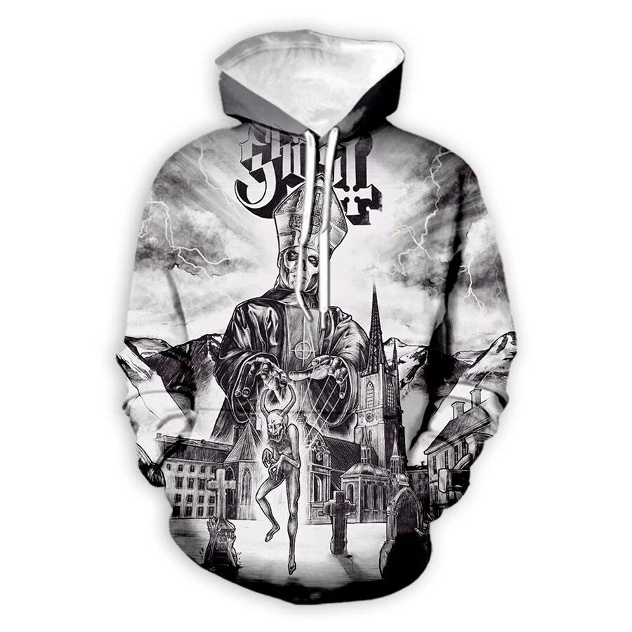 Ghost Band Sweatshirts 3D Printed Hoodies Men/Women Fashion Kids Hoodies Casual Fashion Tracksuits Men Coat Hoodies